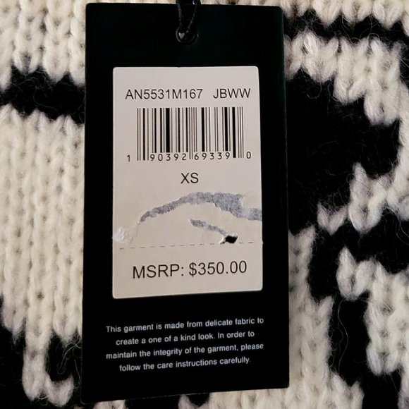 Step Hem Teddy Sweater by 7 For All Mankind - Picture 4 of 6